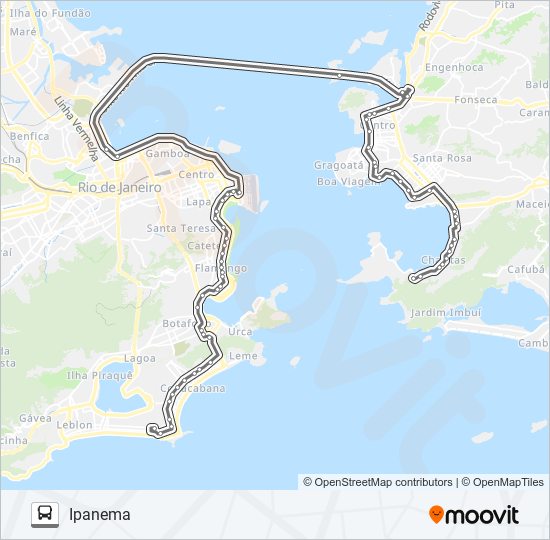 740D bus Line Map