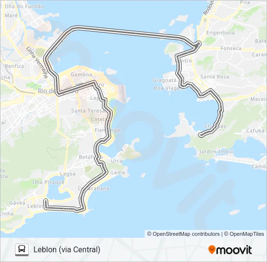 740D Bus Line Map