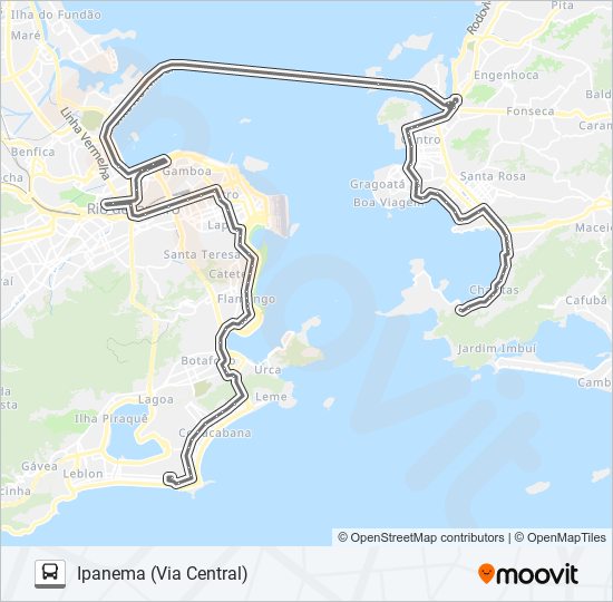 740D bus Line Map