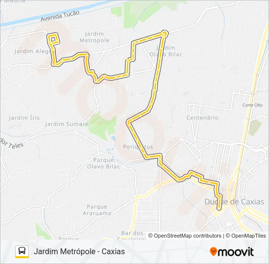 414I Bus Line Map