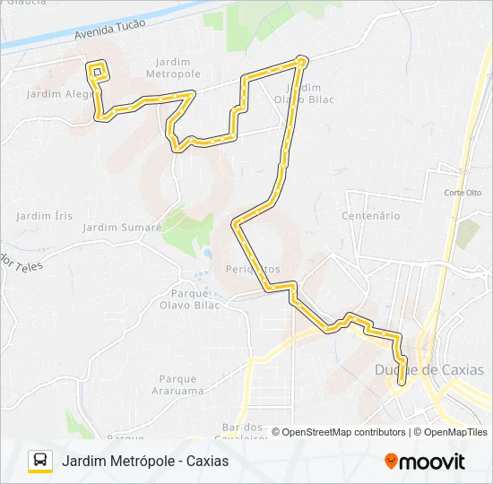 414I Bus Line Map