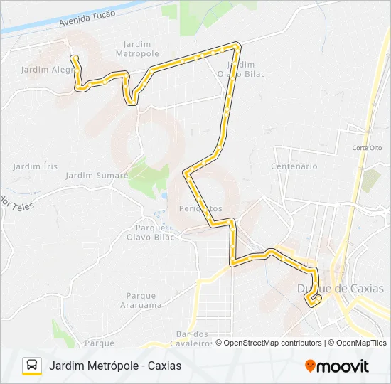 414I Bus Line Map