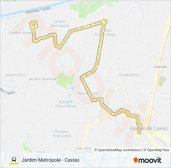 414I Bus Line Map