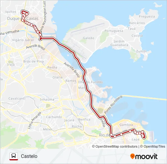 2111C (EXECUTIVO) Bus Line Map