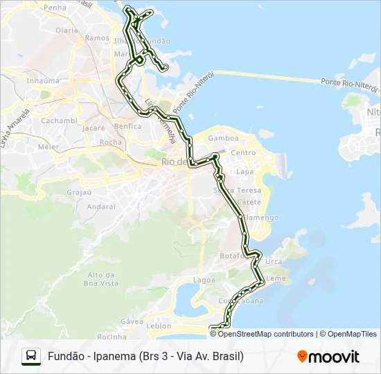 486 Bus Line Map