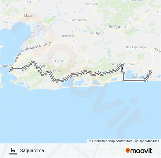 EXECUTIVO Bus Line Map