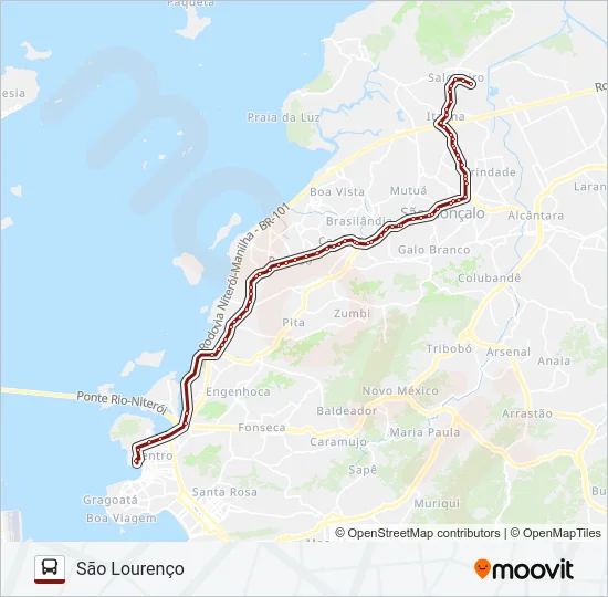 402 Bus Line Map