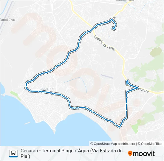 871 Bus Line Map