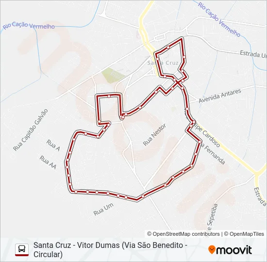 892 Bus Line Map