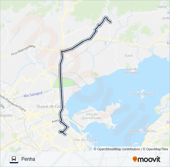 EXECUTIVO Bus Line Map