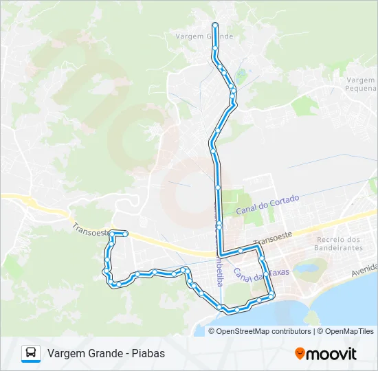 817 Bus Line Map