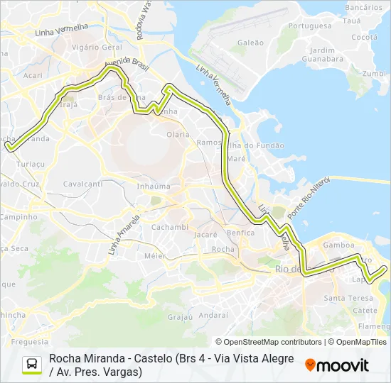 349 Bus Line Map