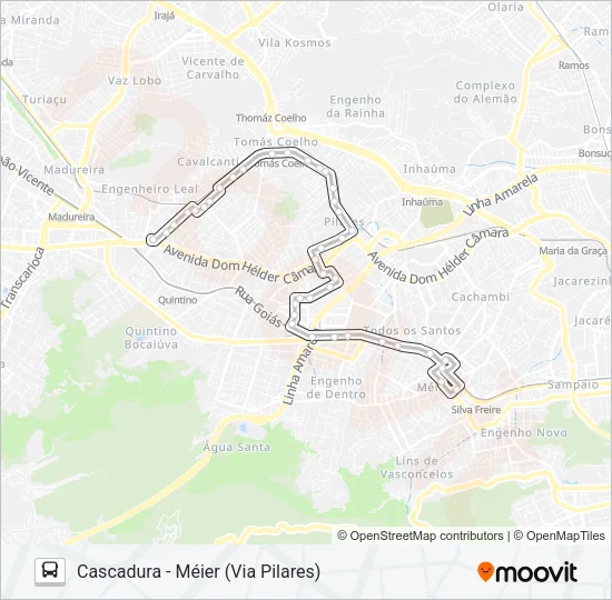 652 Bus Line Map