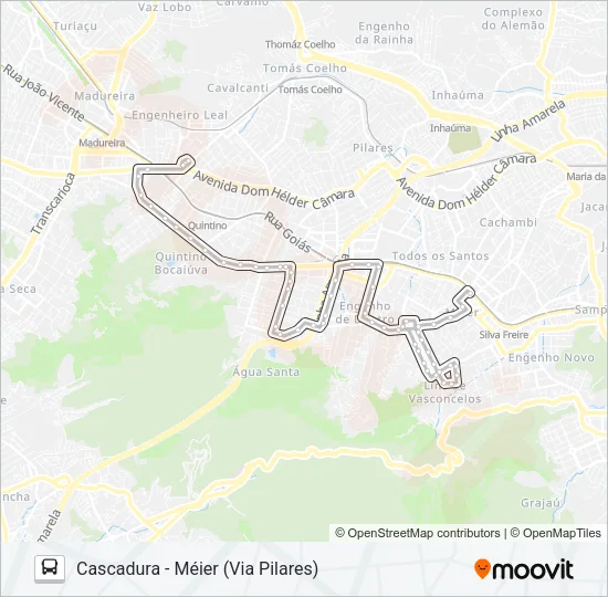 652 Bus Line Map