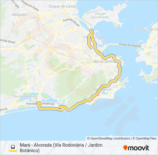 957 Bus Line Map