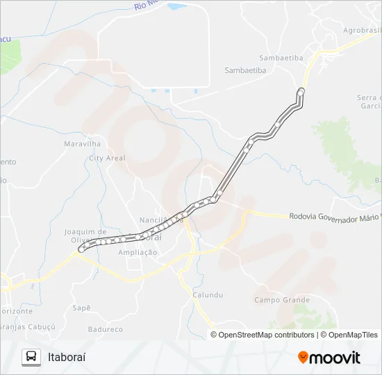12 Bus Line Map