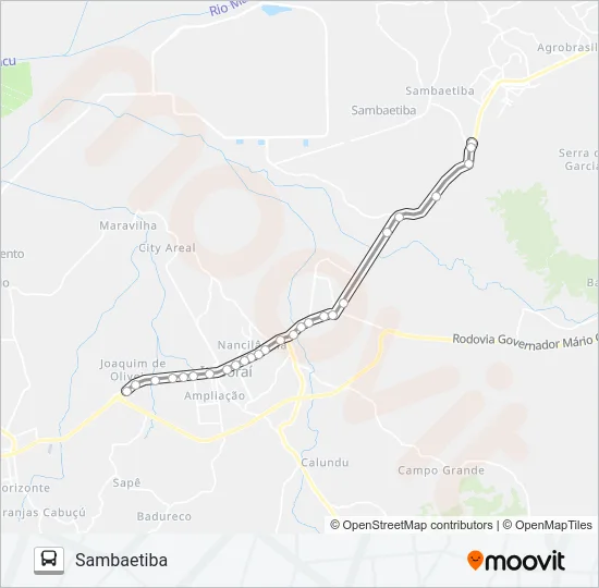 12 Bus Line Map