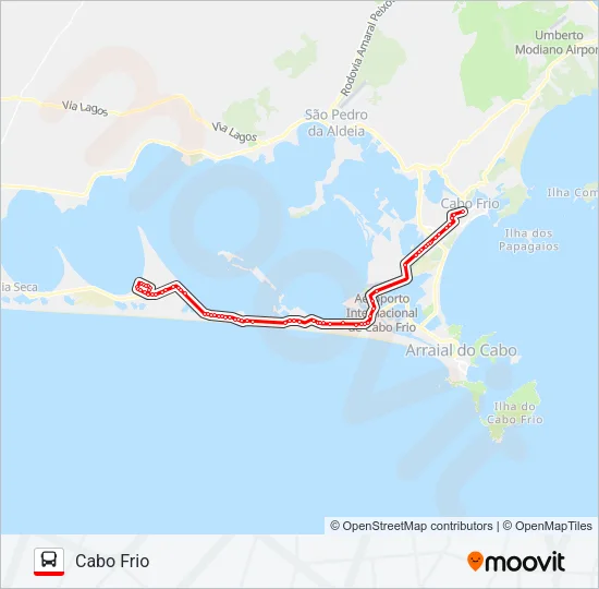 B470 CABO FRIO / FIGUEIRA Bus Line Map
