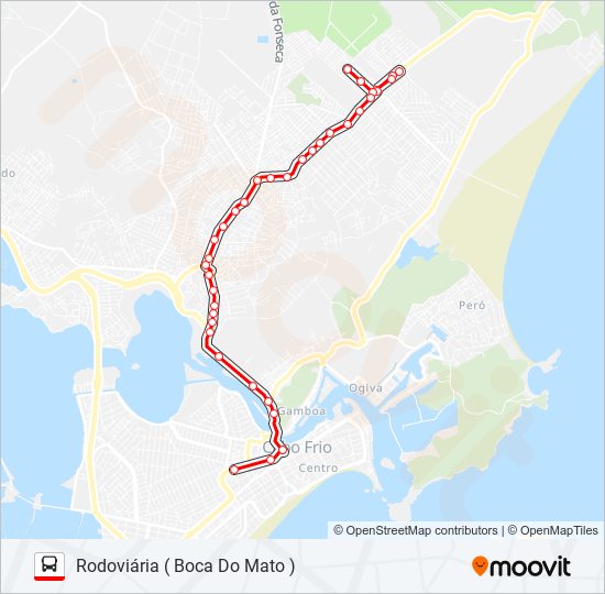 Mapa da linha 321 SÃO CRISTÓVÃO / TANGARÁ de ônibus