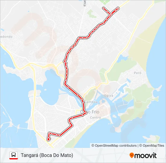 321 SÃO CRISTÓVÃO / TANGARÁ Bus Line Map