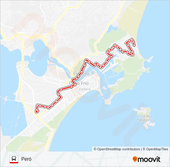 328 SÃO CRISTÓVÃO / PERÓ (VIA CAJUEIRO) Bus Line Map