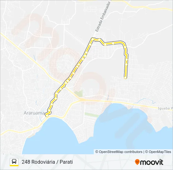 248 RODOVIÁRIA / PARATI Bus Line Map