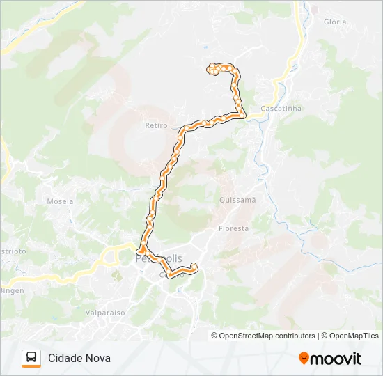 503 Bus Line Map