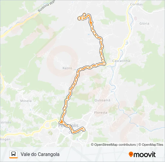 519 Bus Line Map