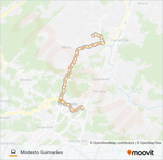 526 Bus Line Map
