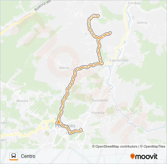 529 Bus Line Map