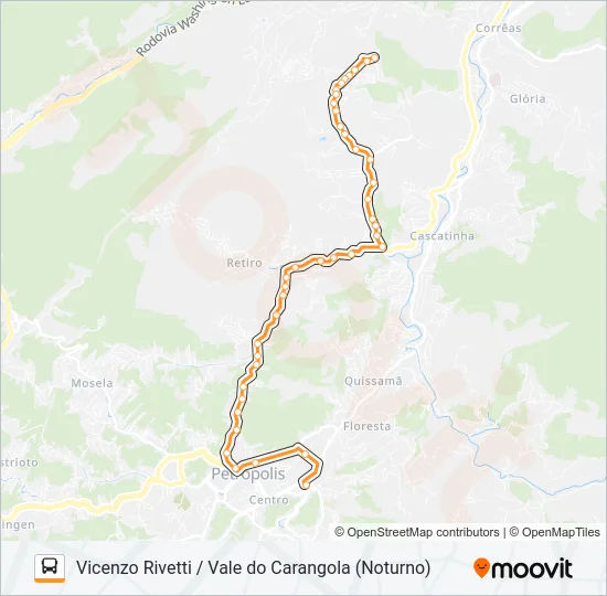 598 Bus Line Map