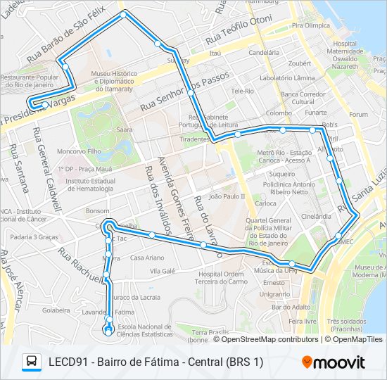 010 bus Line Map