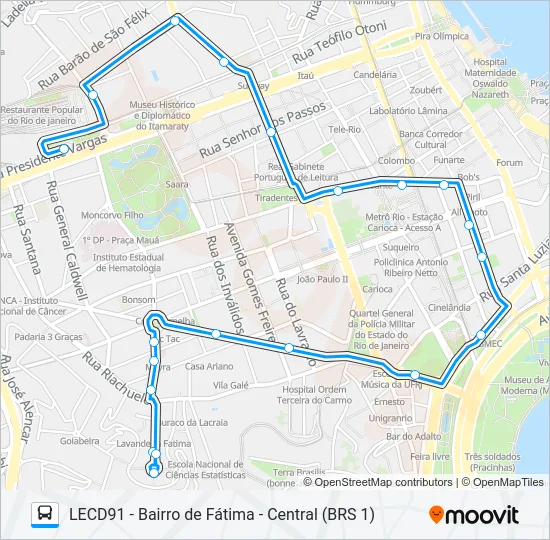010 Bus Line Map