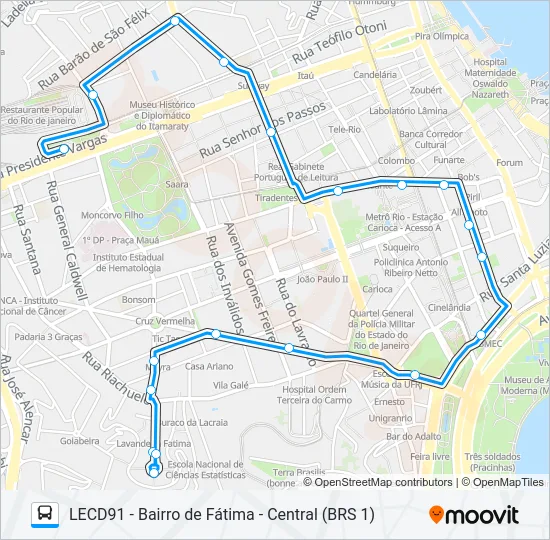 010 Bus Line Map