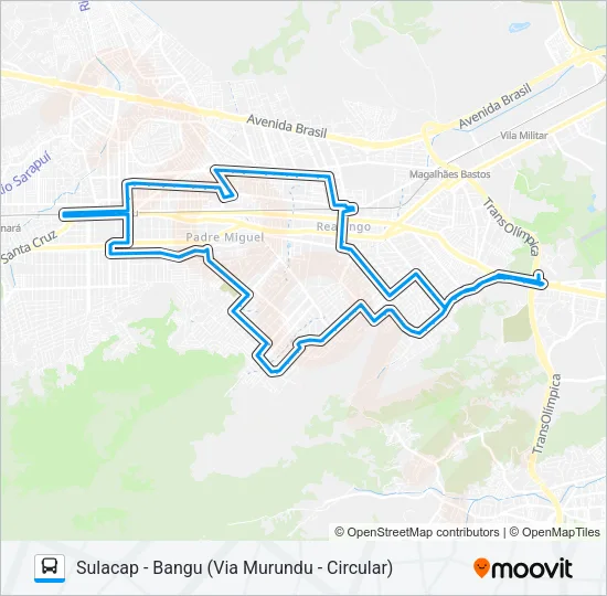 741 Bus Line Map