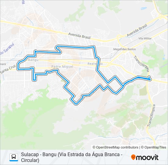 743 bus Line Map