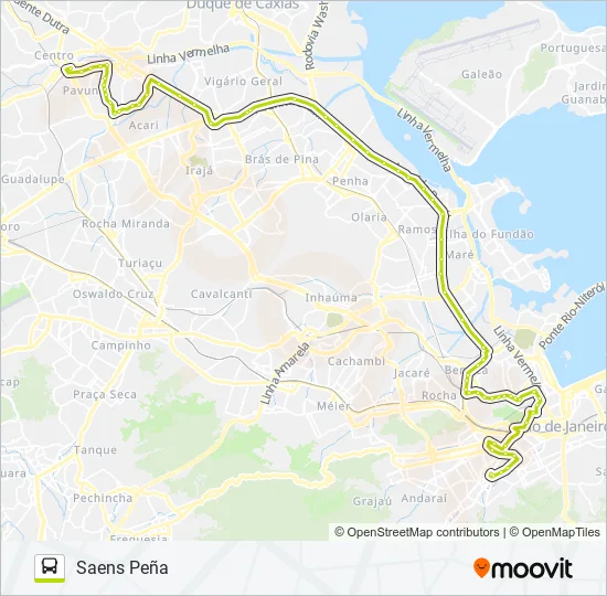 665SVA Bus Line Map