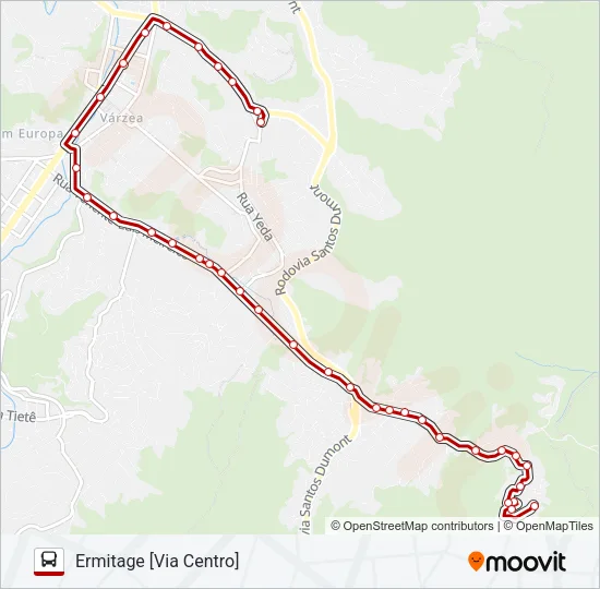 56C Bus Line Map