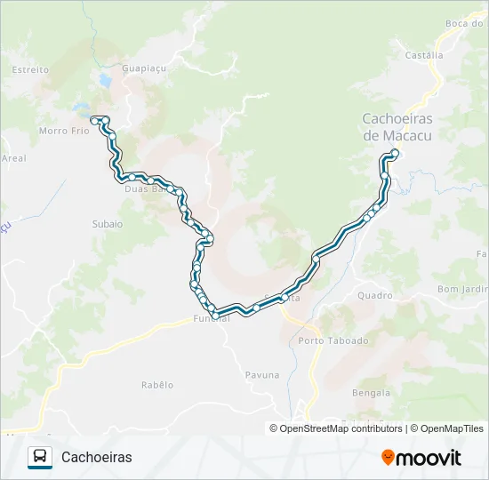 GUAPIAÇU Bus Line Map
