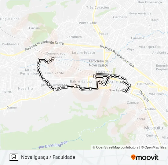 2012 Bus Line Map