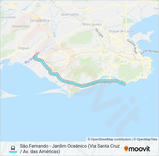 2802 Bus Line Map