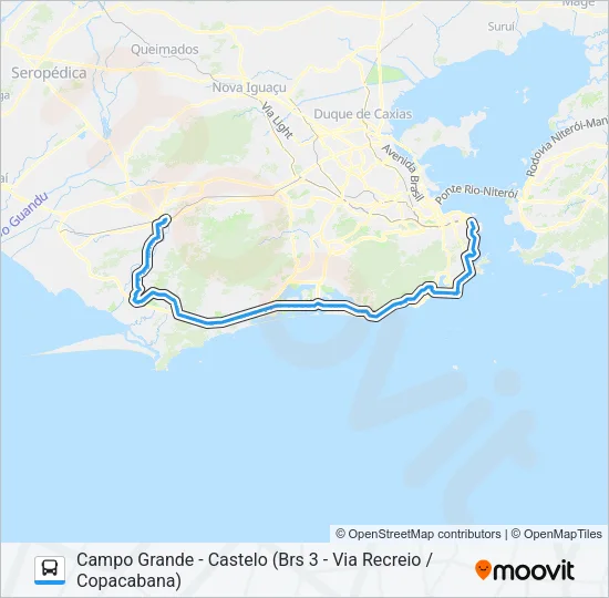 2334 Bus Line Map