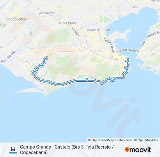 2338 Bus Line Map
