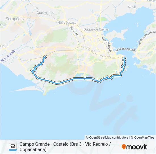2338 Bus Line Map