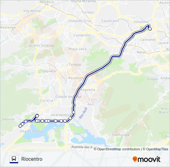 2613 Bus Line Map