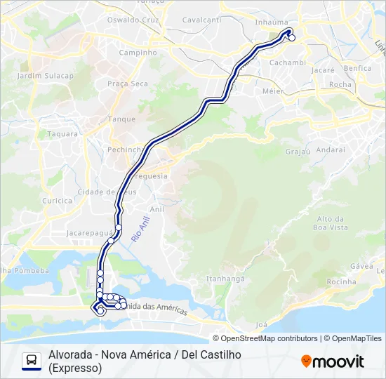2614 Bus Line Map