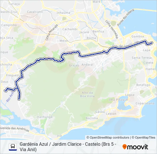 2110 Bus Line Map
