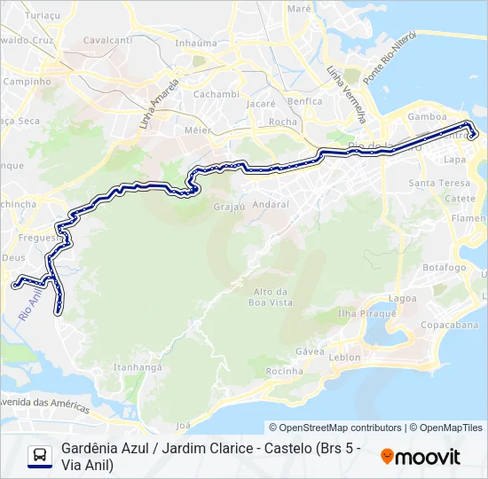 2110 Bus Line Map