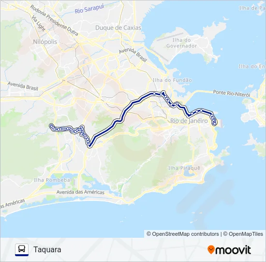 2112 Bus Line Map
