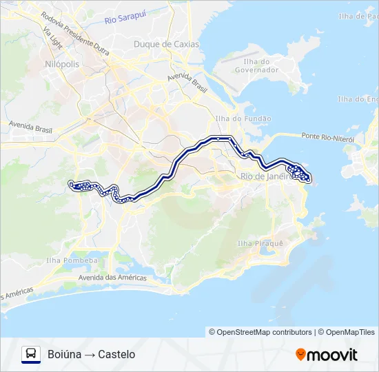 2112 Bus Line Map